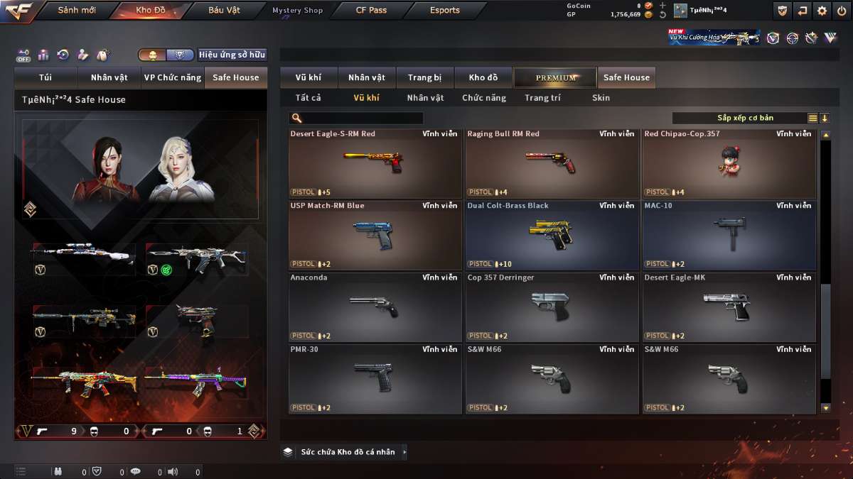 shop acc cf uy tin gia re